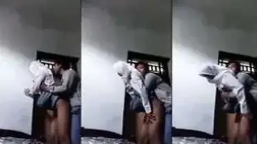 Pelajar SMA Terekam CCTV Ngentot Kamar Sempit